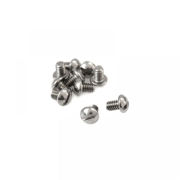Stainless Round Head Slotted Screws - 8/32" x 1/4"
