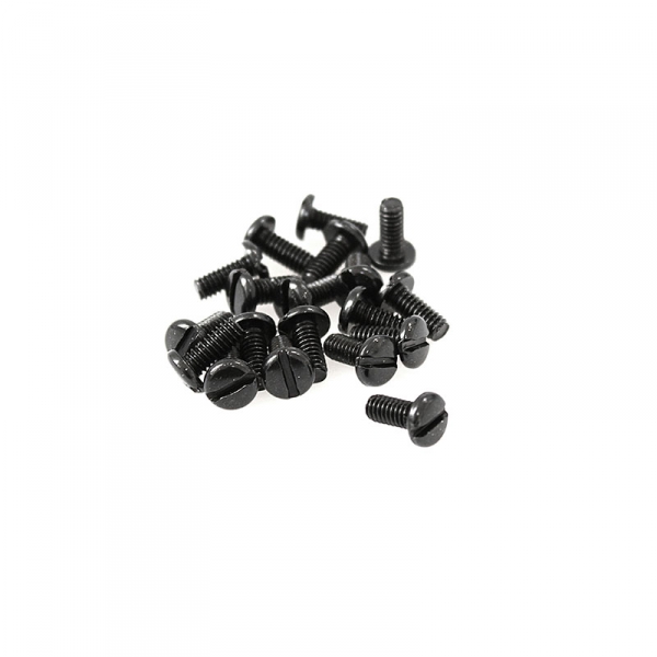 Black Pan Head Screws - 8/32" x 3/8"