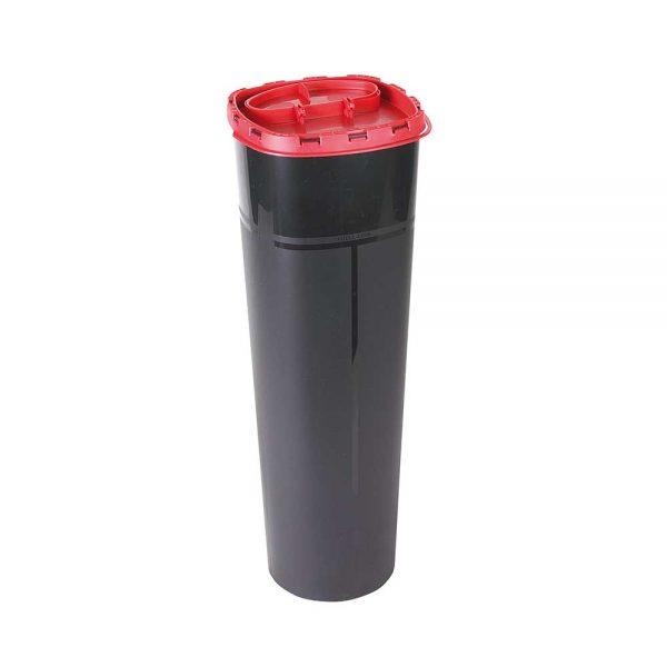 Kanülenabwurfbehälter 5 Liter, Schwarz