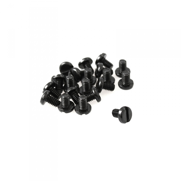 Black Pan Head Screws - 8/32" x 1/4"