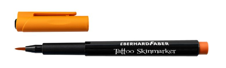 Eberhard Farber Tattoo Skinmarker Soft Brush - Orange