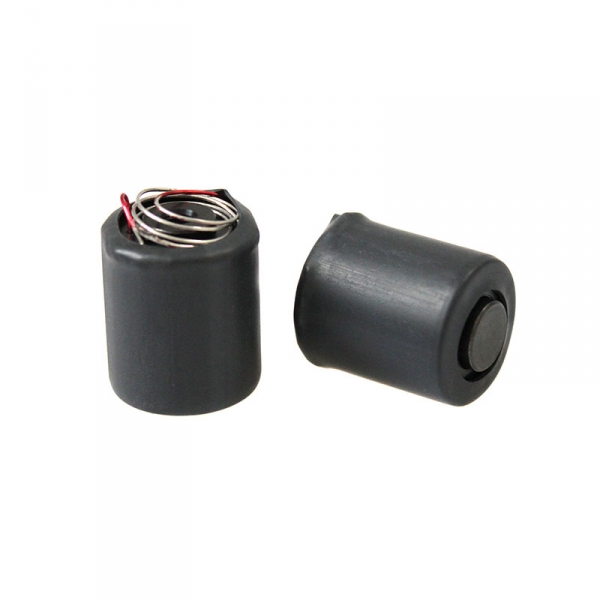 8er "Shorty" Spule - Black Shrink ( 3/8" X 1" )