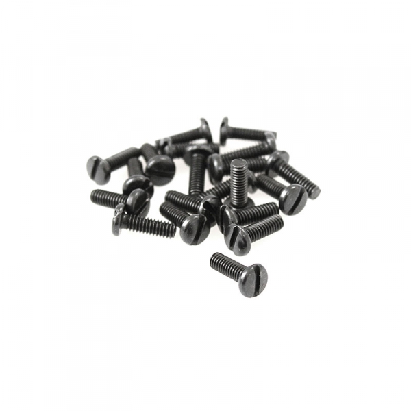 Black Pan Head Screws - 8/32" x 1/2"